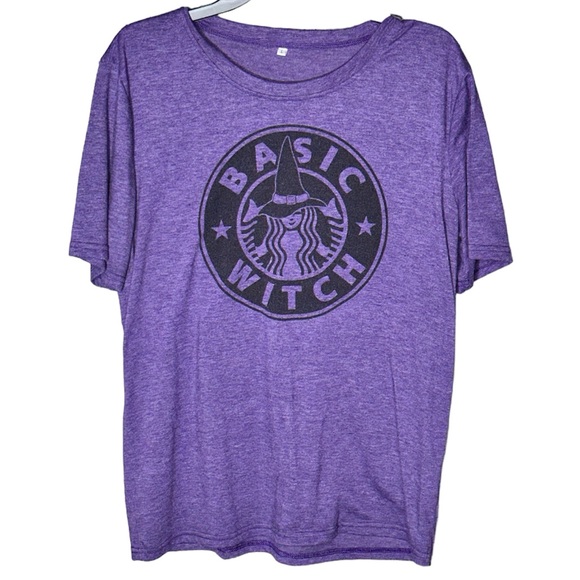Basic witch graphic tee size Large - Picture 1 of 6